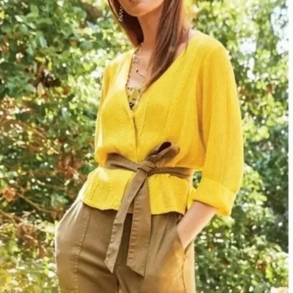 CAbi Sunny Sweater Cardigan Size S
